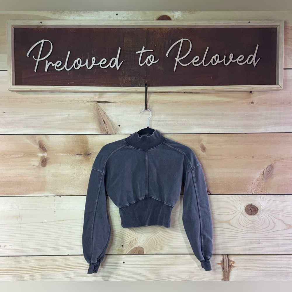 Anthropologie Daily Practice Open Back Crewneck